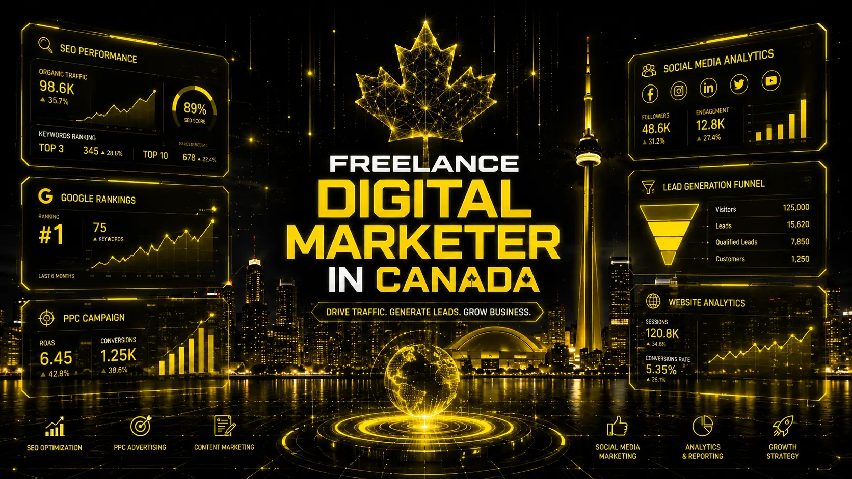 freelance digital marketer in canada